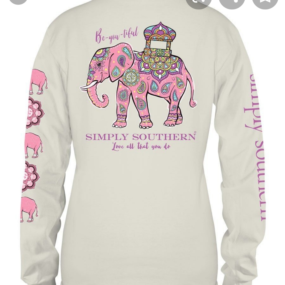 Simply Southern Elephant Long Sleeve T-shirt